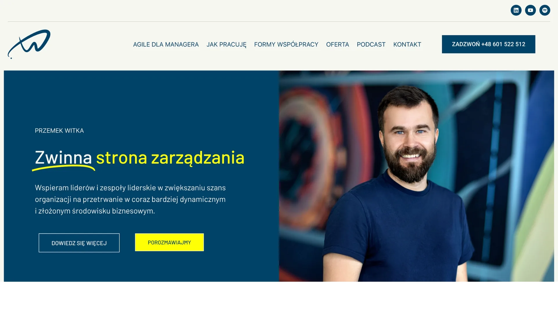 Projektowanie stron internetowych - agile coach